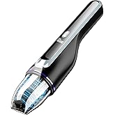 DRECELL Handheld Vacuum Cleaner, Car Vacuum with Brushless Motor & 14000Pa Powerful Suction,1.2Lbs Lightweight, LED Light, Slim Mini Vacuum Cleaner for Car Home Office Pet Hair
