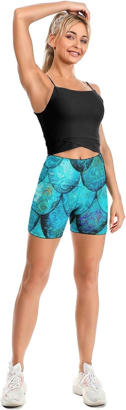 mermaid biker shorts