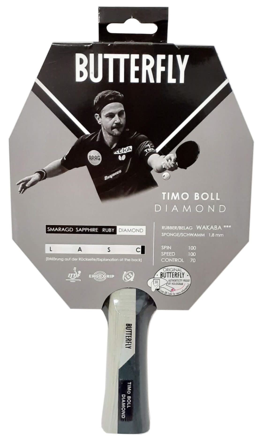 Butterfly 85034 Timo Boll Dıamond Standard Table Tennis Racket