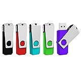 Aiibe 5 Pack 64GB Flash Drive USB Flash Drives 64GB