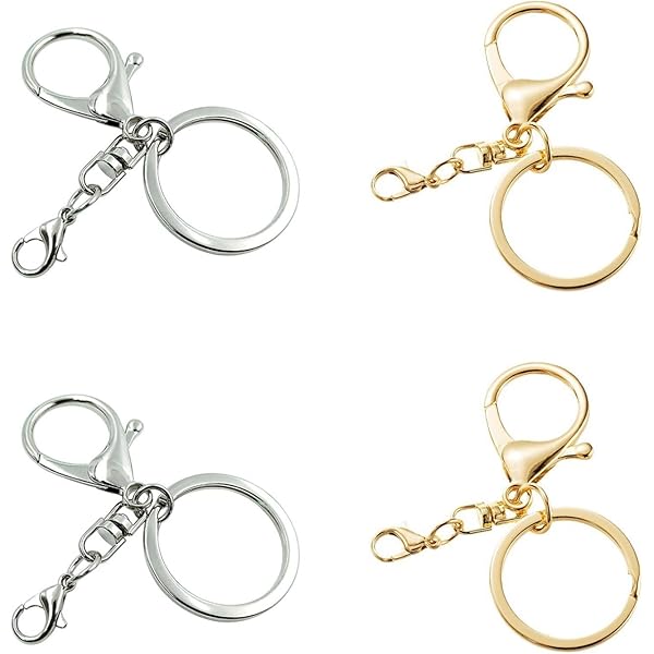 Hummingbird Jewelry Findings - 10 Piece Keychain & Charm Set For Crafting