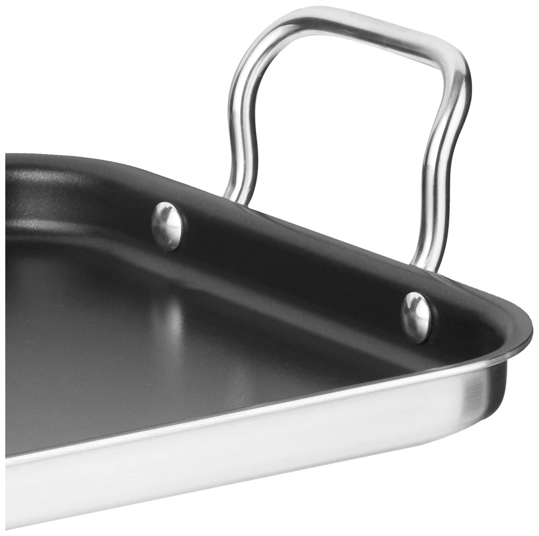 Cuisinart ダブルバーナーグリドル 10インチ x 18インチ ステンレススチール