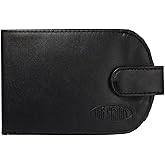 Big Skinny Women's Taxicat Leather Bi-Fold Slim Wallet, Holds Up to 25 Cards