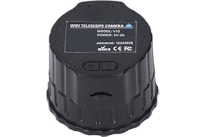 4MP Cordless Electronic Eyepiece, Wi Fi Telescope Camera, 2K Video Recording, Digital Eyepiece for 25mm to 50mm Telescopes, M