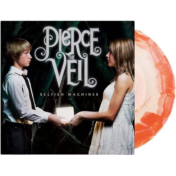 Amazon.com: Selfish Machines Red/Black Split Vinyl LP, Pierce The