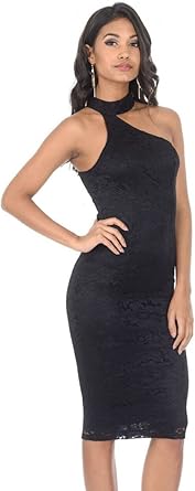 choker bodycon dress