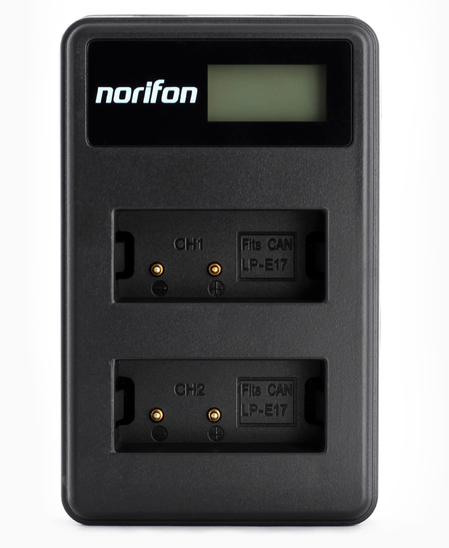 Norifon LP-E17 Dual Channel LCD USB Charger for Canon Eos 750D, Eos 760D, Eos M3 Camera and More