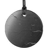 SHUNGITE TOLVU Shungite Pendants - Various Geometric Shapes - Authentic Stone - Certified