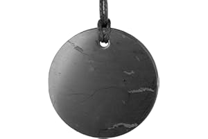 SHUNGITE TOLVU Shungite Pendants - Various Geometric Shapes - Authentic Stone - Certified