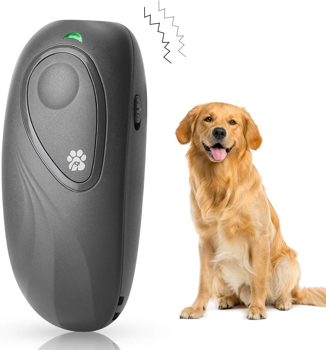 Variable Frequency Anti Bark Device for Dog,Ultrasonic Dog Bark Deterrent,2 in 1 Dog Bark Control Device，16.4 Ft Range LED Indicator,100% Safe Handhold Dog Training Tool Barking Behavior Trainer