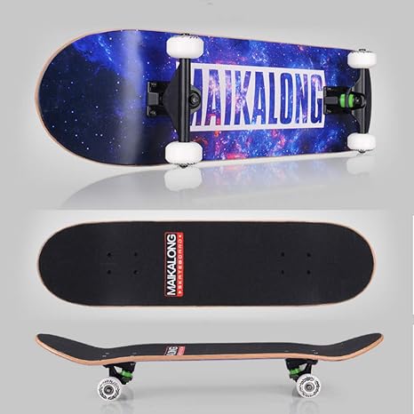 Amazon Co Jp ナビゲートしやす プロスケートボード コンプリートダブルキックトリック凹型スケートボード 大人10代のトリックスケボー 軽量 フリースタイル クルージング フリーライドなどに適しています 大人男の子女の子ス ホーム キッチン