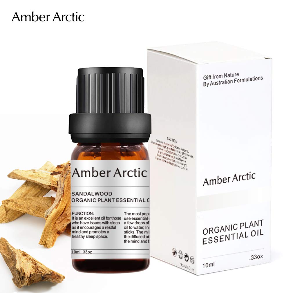 Sandalwood Essential Oil - 100% Pure Aromatherapy Jasmine Oils for Diffuser, Massage, Skin Care(10ML)