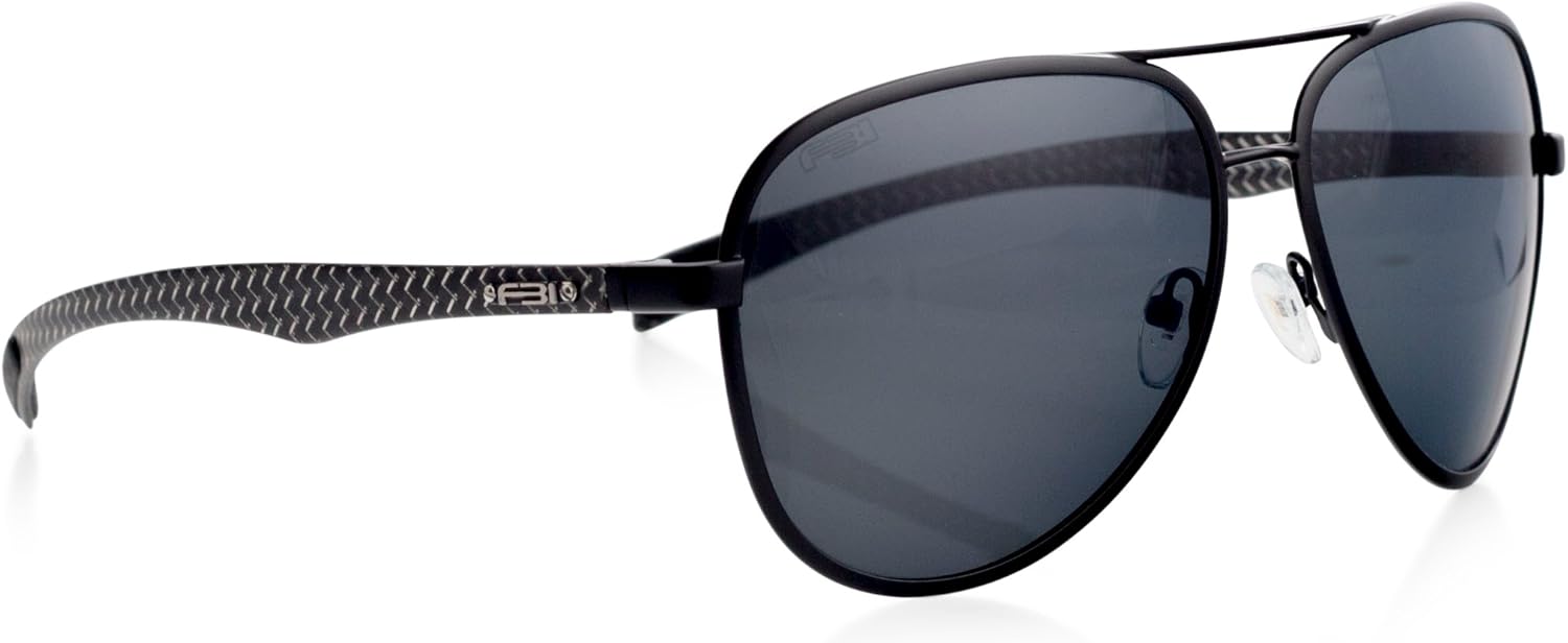 FBI Men's Aviator TAC Polarized Designer Sunglasses with