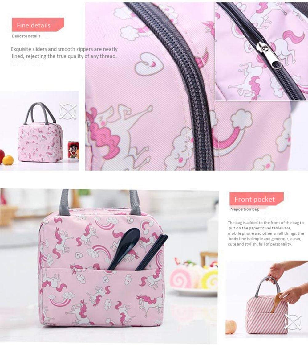 YuHuiYangZhi Bolsa térmica para el Almuerzo Impermeable Bolsa ...