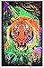Opticz Jungle Tiger Blacklight Reactive Poster Blacklight Poster 23 x 35in