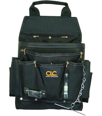 Leather Tool Pouch CLC 1523 Ziptop Utility Pouch Small Tool