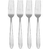 Oneida Mooncrest Dinner Forks Silverware Set for 4, Flatware | mirror finish, dishwasher safe | cutlery set for kitchen and dining, utensil set, heavy duty, kitchen essentials