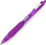 Zebra Pen Z-Grip Smooth Retractable Ballpoint Pen Purple 3 Pack view 2