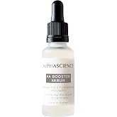ALPHASCIENCE HA Booster Serum - Plumping Moisture - Hydrating &amp; Smoothing - Skincare for Dryness &amp; Wrinkles - Free of Fragrances, Preservatives, and Alcohol - 30 ml / 1 fl. oz.
