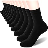 FIXPURY 6 Pairs Thin Ankle Socks for Men and Women, Quarter Length, Work Socks