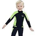 GoldFin Kids Wetsuit Jackets, 2mm Girls Boys Wetsuits Tops Toddler Neoprene Long Sleeve Keep Warm for Water Sports Diving Surfing Swimming Kayaking