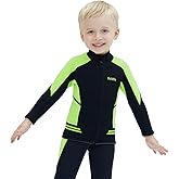 GoldFin Kids Wetsuit Jackets, 2mm Girls Boys Wetsuits Tops Toddler Neoprene Long Sleeve Keep Warm for Water Sports Diving Surfing Swimming Kayaking