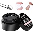 Makartt Solid Nail Glue Gel for Press On Nails- Strong Clear Acrylic Nail Tips Solid Gel Nail Glue for Fake Nails Soft Gel Nail Tips Solid Hard Gel for Nails Nail Art DIY Home 15ML UV Light Cured
