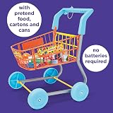 Casdon Shopping Trolley Set with Shopping for Children Colourful Black view 2