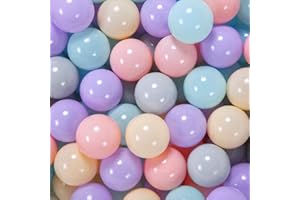 GOGOSO Ball Pit Balls for Toddles Kids Plastic Ballpits Accessories Crush Proof Durable Fun Shape Play Baby Bath Toys 50 100 200 500 1000