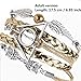 AFAFKAKA Vintage Handmade Owls for Wings Leather Bracelet