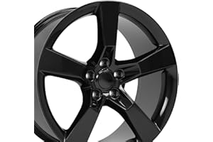 OE Wheels LLC 20 inch Rim Fits 5x120 Camaro CV11 20x9 Black Wheels Hollander: 5443