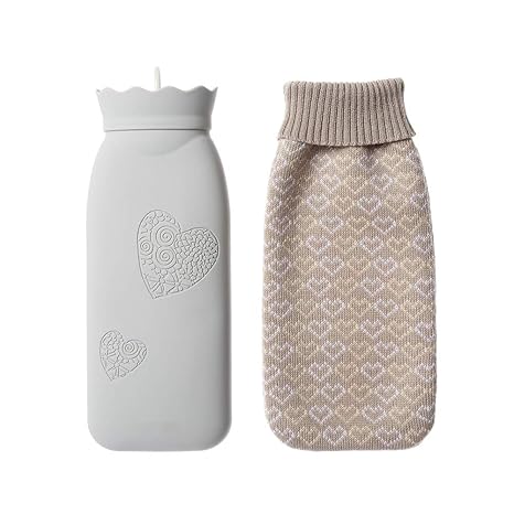 Queta - Bolsa de Agua Caliente de Silicona para microondas con ...