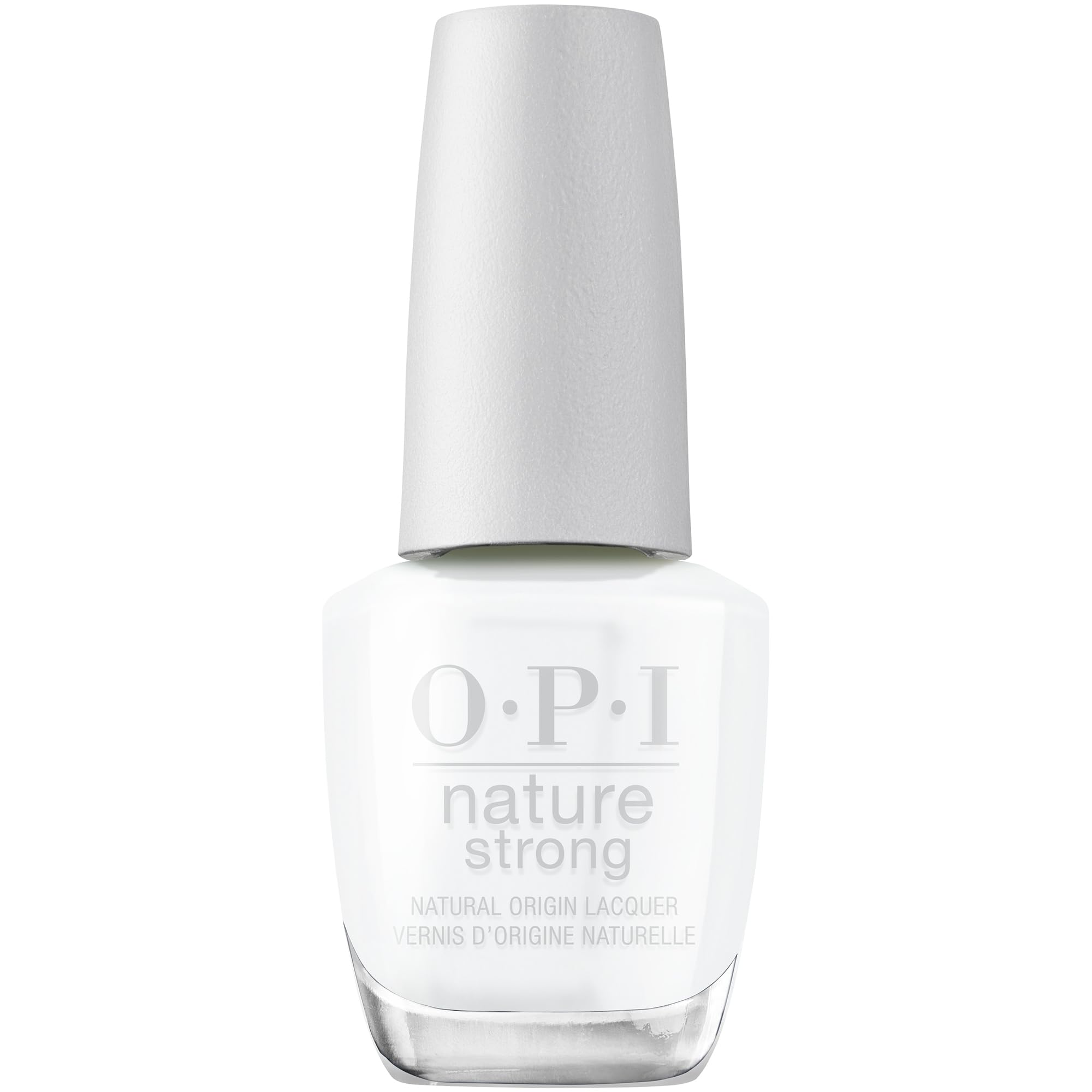 OPI Nature Strong Nail Polish | Quick Dry Vegan Nail Varnish with Long-Lasting Results | Made with Natural Ingredients | Light Shades | Strong As Shell | 15 ml