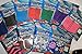 It's Academic XXL Jumbo Super Stretchy Book Cover 4 Solid 1 Print (Pack of 5)