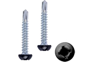 Fuoequl 8X1 RV Square Head Screws for Trailer Decking(Pack of 200)