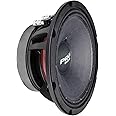 PRV AUDIO 8 Inch Midrange Speaker 8MR600X-4, 600 Watts 4 Ohm, 2 in Voice Coil, X-treme Mid Range Loudspeaker for Pro Car Audio Systems (Single)