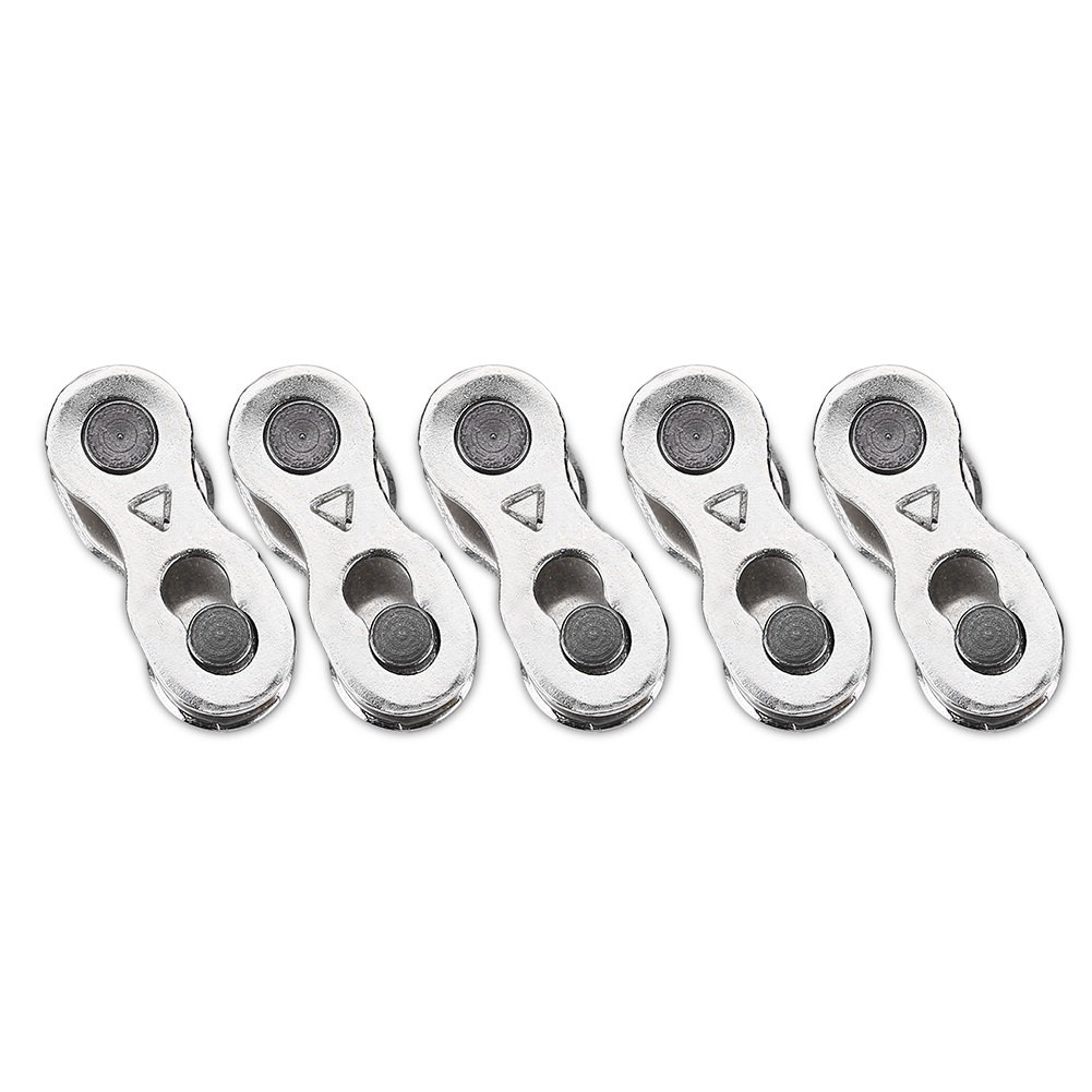 VGEBY Bike Chain Master Link, 5 Pairs Bicycle Chain Link Connector, 6-7-8 9 10 Speed Quick Coupling