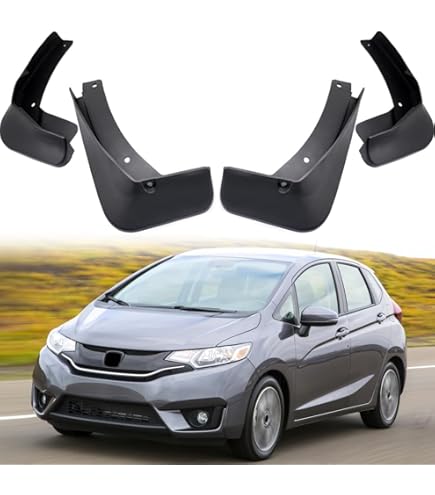 Persianas Traseiras Para Honda Fit/Jazz - Estilo Esportivo Em Fibra De Carbono