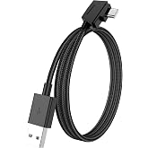ACANDYA for DJI Remote Controller Charging Cable USB-A to USB-C Braided 3FT | Charge Cord for DJI-Mavic 2 Pro/Zoom, Mini/SE, for Mavic Pro/Air 1st Gen, Spark-RC,1.8m/6FT Cable Charge Only (No Data)