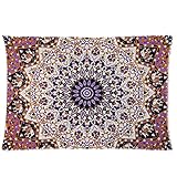 Mandala Tapestry Hippie Tapestries Custom Zippered Home Decorative Pillowcases Pillow Cases 20x30 (Twin sides)