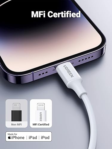 UGREEN USB C to Lightning Cable- 3FT MFi Certified PD Fast