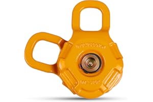 WOLFSTORM 15T/ 33000LB Winch Snatch Block Towing Pulley Blocks-35T/ 77000 LB Maximum Break Strength, Heavy Duty Off-Road Recovery Accessory for Tractor, Truck, ATV & UTV (Orange)