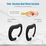 Frefgikty VR Interface Foam Replacement for Reverb G2 PU Masks Nose Pads view 7