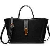 Chic PU Crossbody tote bags for women - Lock Clasp shoulder handbag for Work and Daily Use, Versatile Handbags for Women
