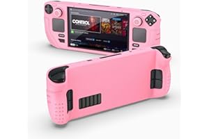 IINE Protective Case for Steam Desk OLED, Steamdesk OLED Silicone Cover Case, 9-in-1 Protective Silicone Shell with Anti-Scra