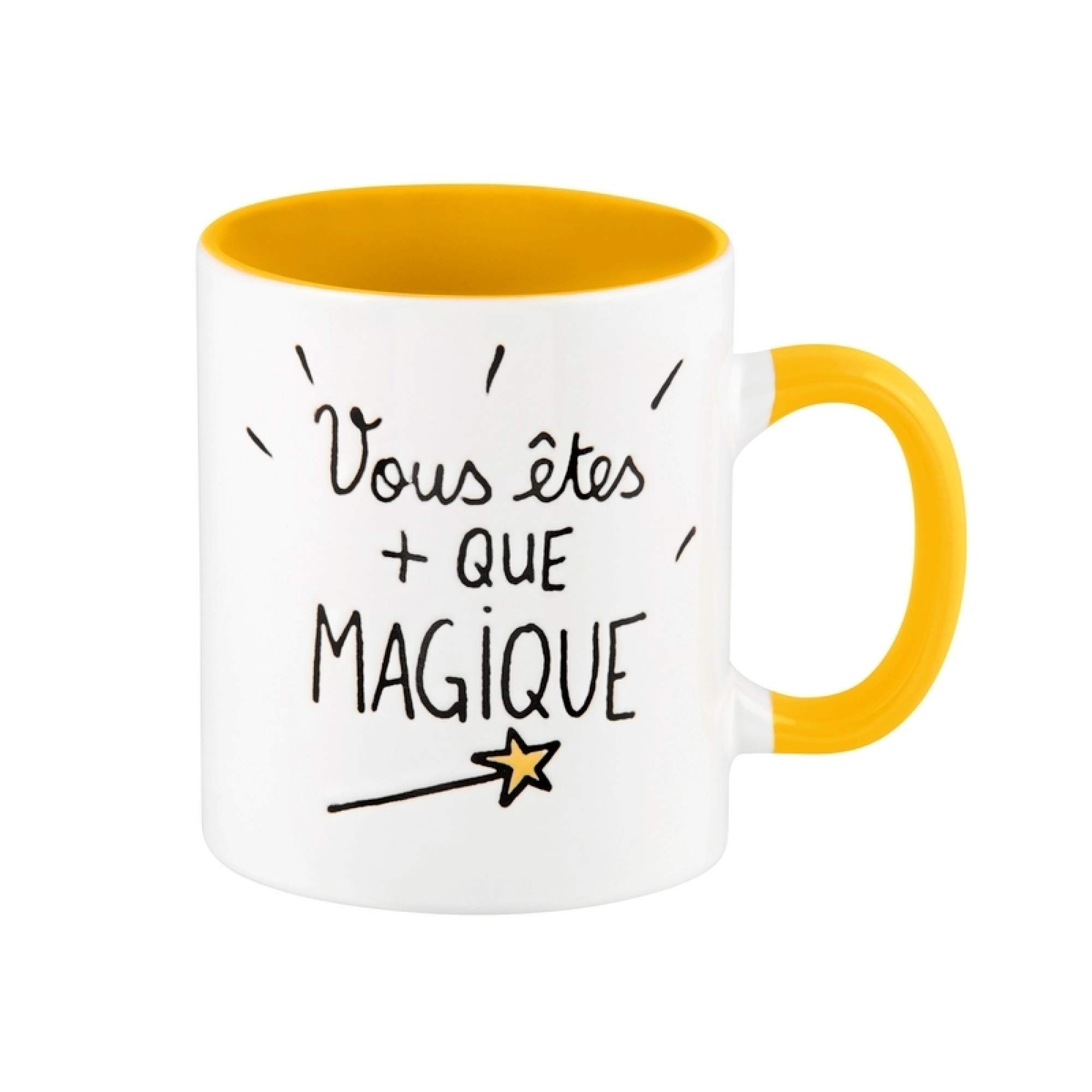 Derrière la porte ASINE Eloges Magique Mug [French Language]