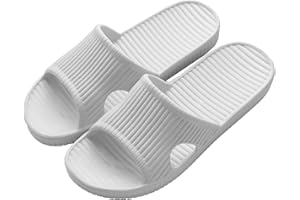 VIDSID Shower Slippers for Women Men, Quick Drying Lightweight Non Slip Open-toe EVA Travel-friendly Breathable Shoes Slide Slippers for Bathroom,House Slipper,Outdoor