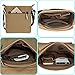 Ibagbar Small Vintage Cotton Canvas Messenger Bag Ipad Bag Shoulder Satchel Crossbody Bag Hiking Traveling Bag for Men and Women