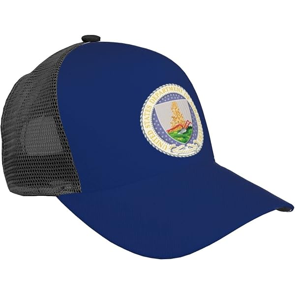 KOSPOGO United States Department Of State Baseball Cap - Adjustable Trucker Hat, Breathable, Unisex (Black) - View #5
