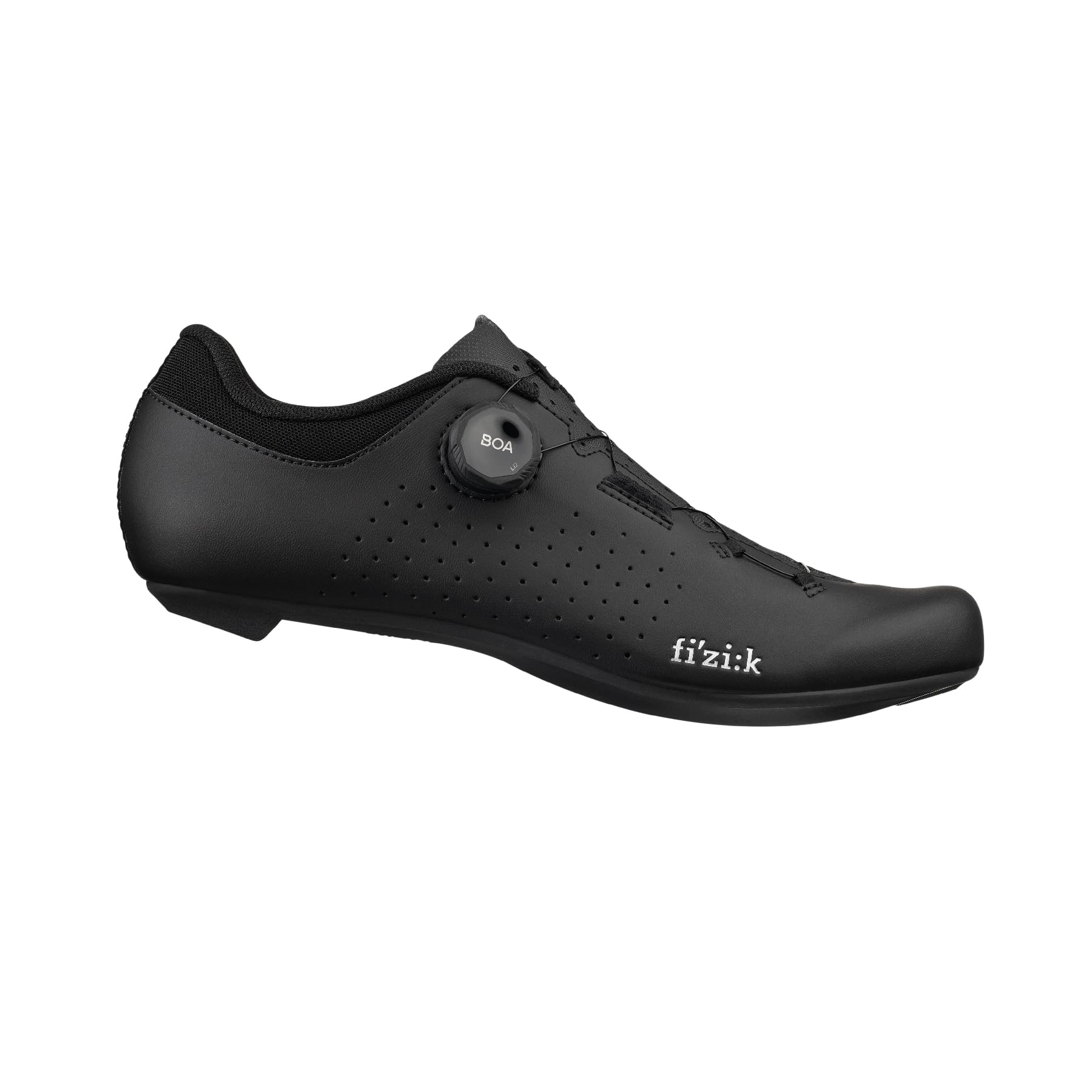 Fizik Vento Omna Wide, Boa Road Bike Clip-in Cycling Shoes, Black, 5.5 Wide